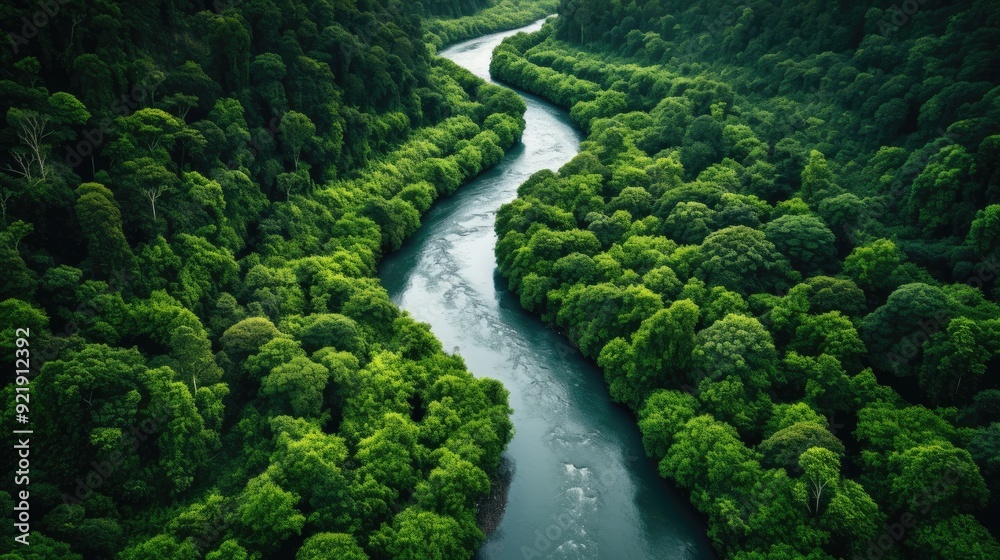 Beautiful rainforest seen from above through a drone, with a focus on the lush trees, winding streams, and overall verdant landscape
Beautiful rainforest seen from above through a drone, with a focus on the lush trees, winding streams, and overall verdant landscape