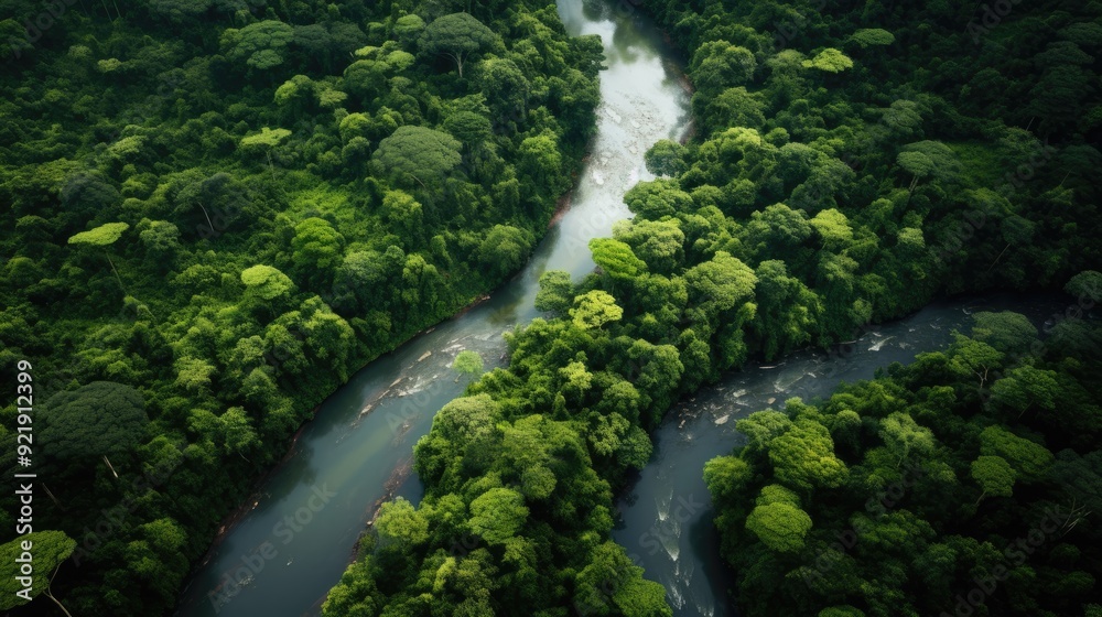 Beautiful rainforest seen from above through a drone, with a focus on the lush trees, winding streams, and overall verdant landscape
Beautiful rainforest seen from above through a drone, with a focus on the lush trees, winding streams, and overall verdant landscape
