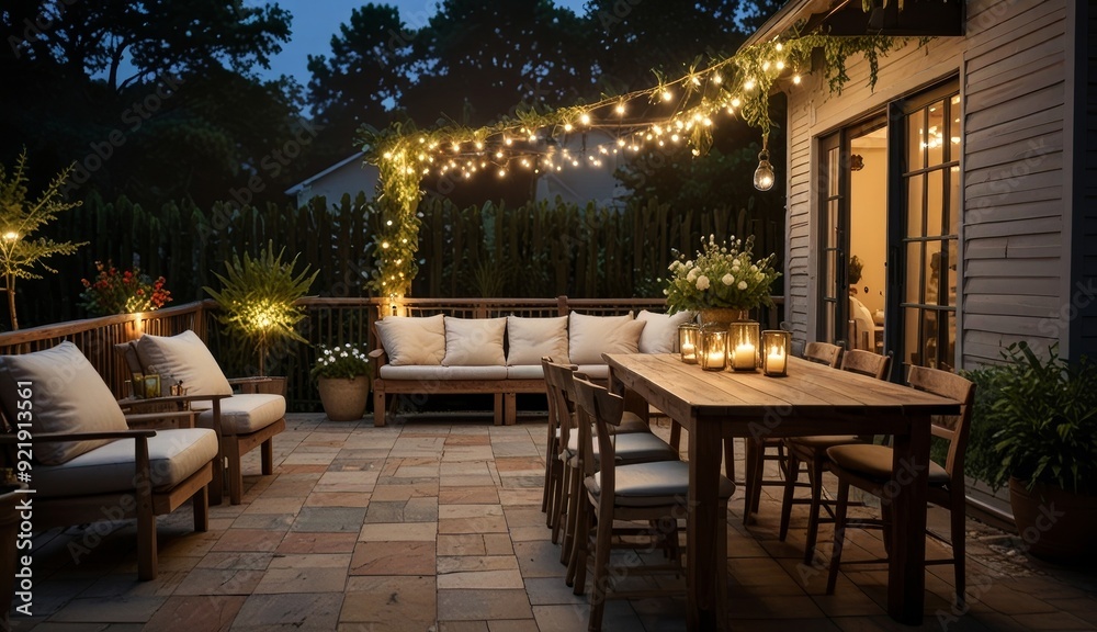 Cozy Evening Patio Decor Cozy Evening Patio Decor