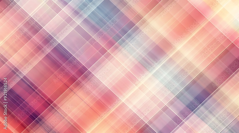 Plaid pattern with pastel colors, gentle shades of lavender, mint, and peach, crisscrossing lines, high-definition quality, sophisticated and whimsical design. --ar 16:9 --v 6.0 --s 250 --style raw Plaid pattern with pastel colors, gentle shades of lavender, mint, and peach, crisscrossing lines, high-definition quality, sophisticated and whimsical design. --ar 16:9 --v 6.0 --s 250 --style raw