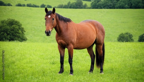 horse on the meadow