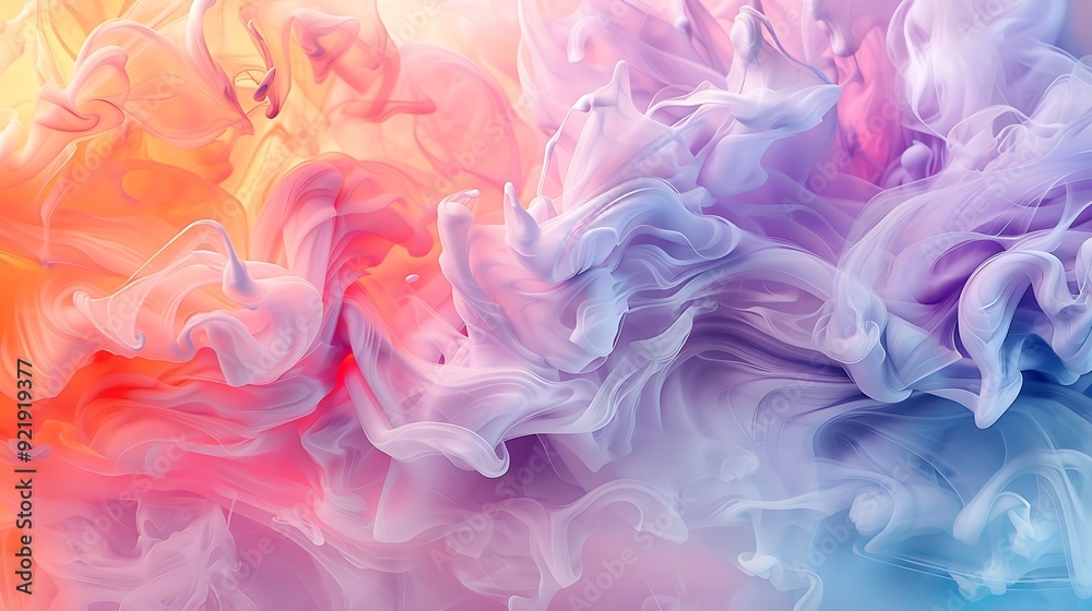 Watercolor splash in pastel hues, abstract design with lavender, mint, and peach, fluid shapes, high-definition quality, dreamy and artistic. --ar 16:9 --v 6.0 --s 250 --style raw Watercolor splash in pastel hues, abstract design with lavender, mint, and peach, fluid shapes, high-definition quality, dreamy and artistic. --ar 16:9 --v 6.0 --s 250 --style raw