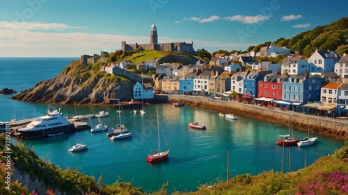 Guernsey Island sunny day photo