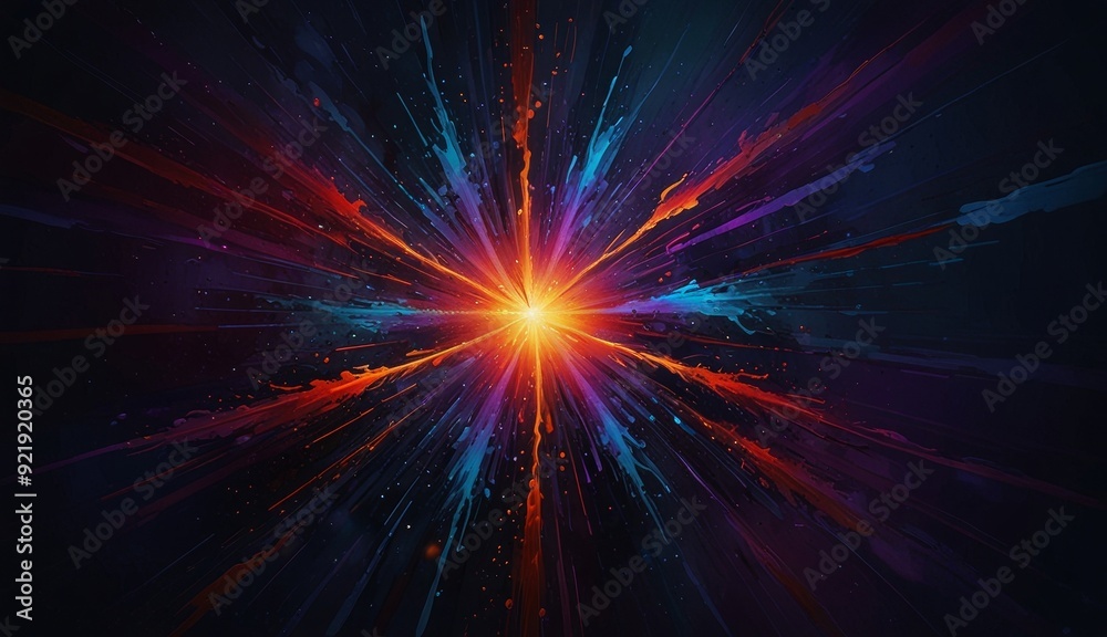 Vibrant Abstract Color Explosion Vibrant Abstract Color Explosion