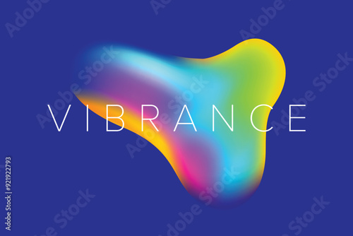 Abstract Gradient Vibrant Color Background