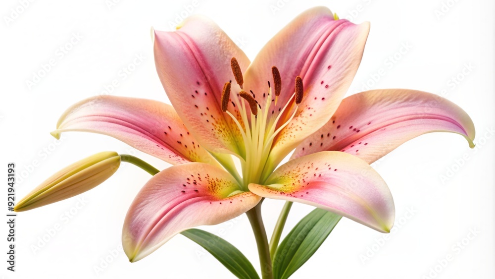 Fototapeta premium lily-isolated-white-background