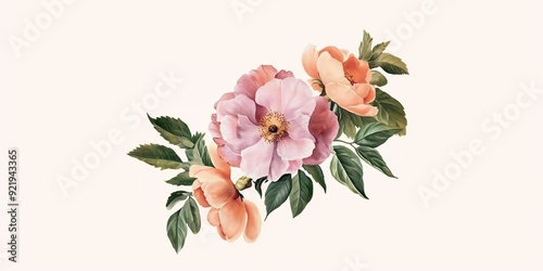 Vintage Roses in Bloom: A d...
