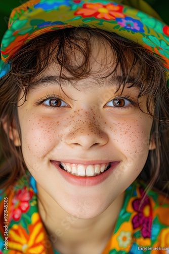 Portrait Of A Young Asian Lady Smiling With A Cheerful Expression