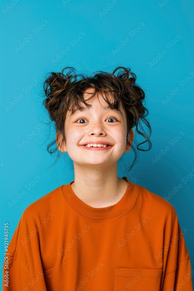 Portrait Of A Young Asian Lady Smiling With A Cheerful Expression, Showing Something Amazing In Blank Space, Wearing Casual Clothing Portrait Of A Young Asian Lady Smiling With A Cheerful Expression, Showing Something Amazing In Blank Space, Wearing Casual Clothing