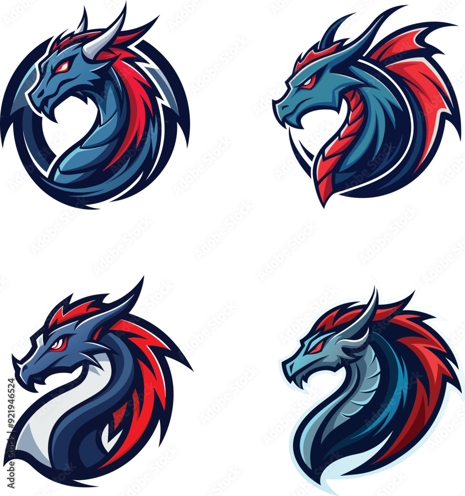 custom made wallpaper toronto digitalDragon Logo Vector, Icon use for various way with editable eps