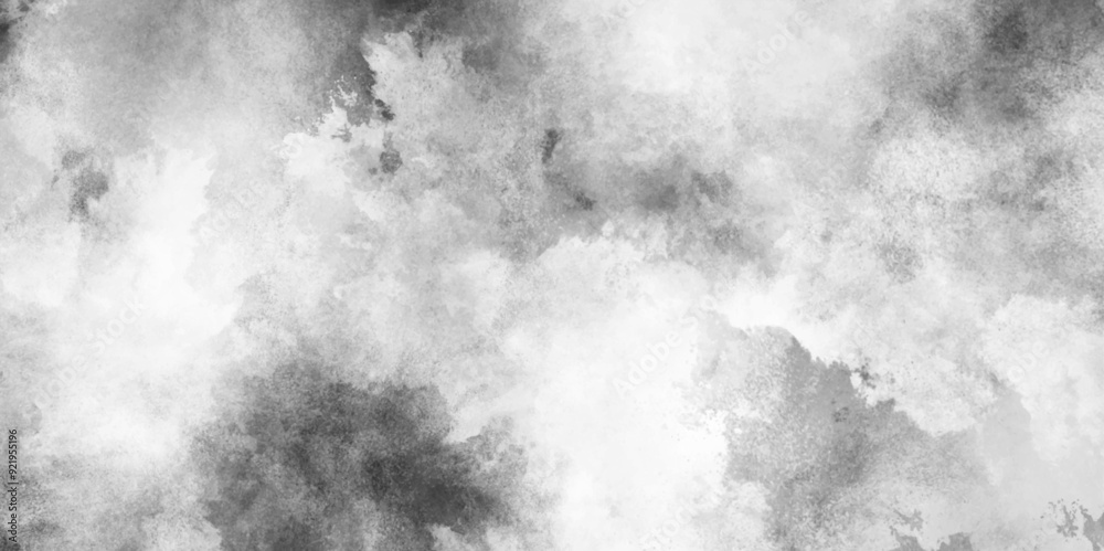 abstract Black grey Sky with white cloud. Abstract background with smoke on white and Fog and smoky effect for photos design.  cracks, scratches, distressed white or grey grunge.	
