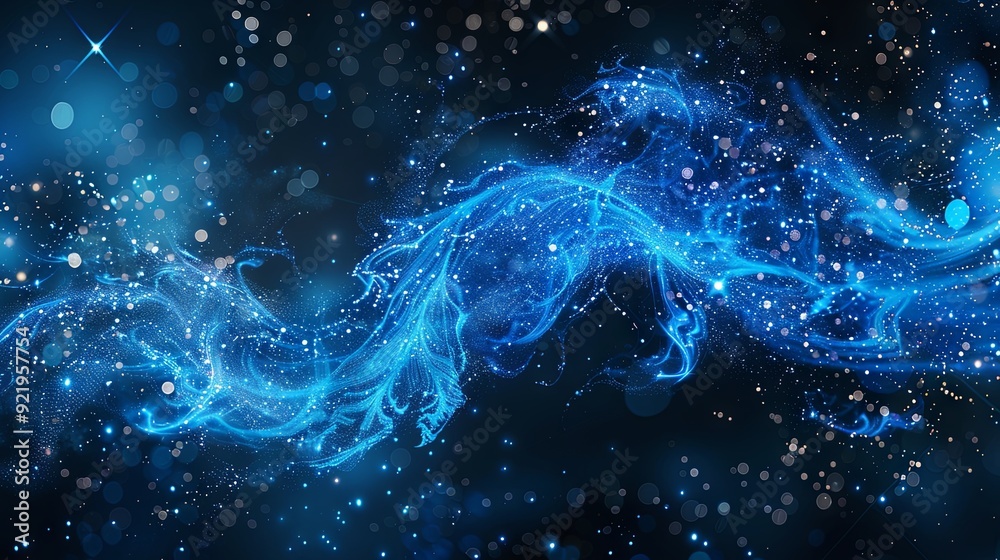Digital depiction of the Aquarius symbol against a black background, featuring stars. This image represents zodiac signs, constellations, and horoscope themes. Digital depiction of the Aquarius symbol against a black background, featuring stars. This image represents zodiac signs, constellations, and horoscope themes.