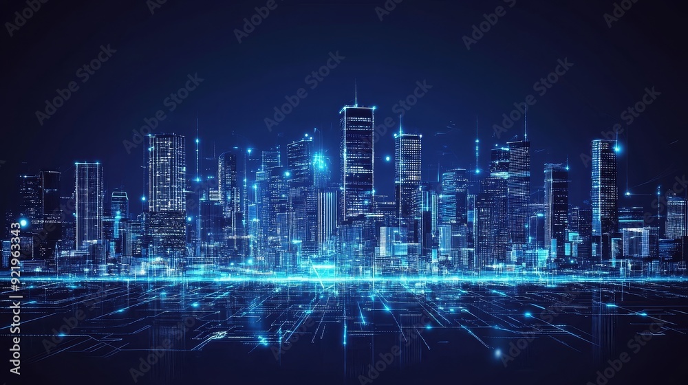 Technology background for hi-tech communication Technology background for hi-tech communication