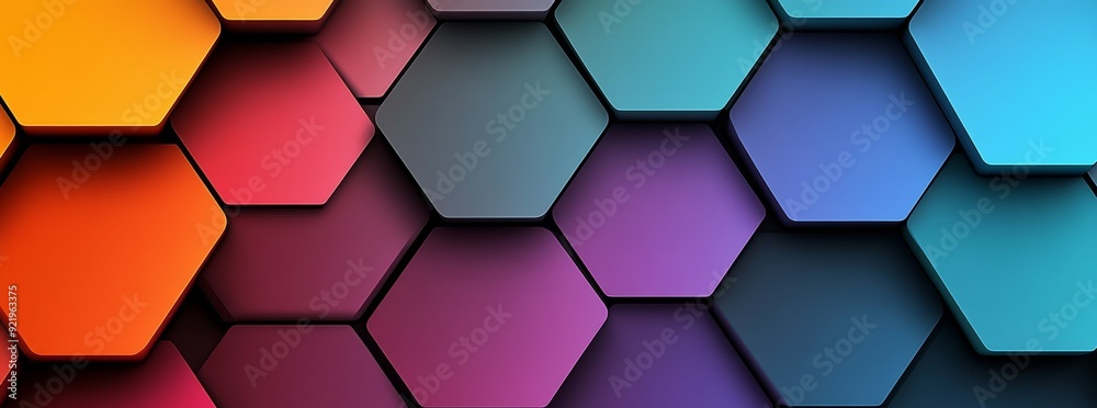 The background is an abstract design featuring an interconnected grid of hexagons in high detail The background is an abstract design featuring an interconnected grid of hexagons in high detail