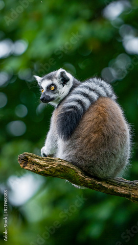 Lemur auf Ast