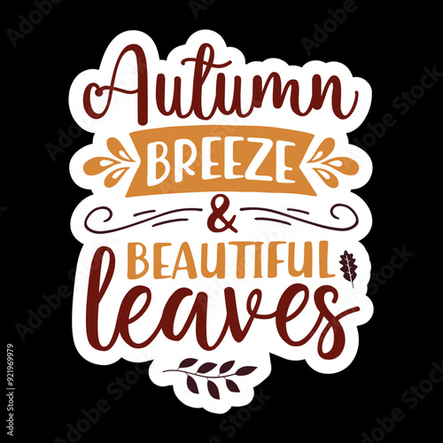 Autumn Breeze And Beautiful Leaves