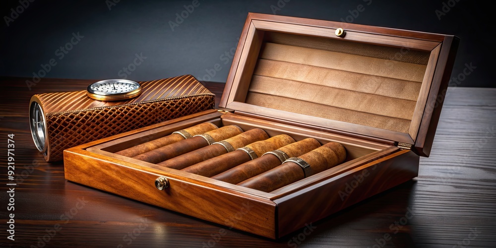 Luxury high-end packaging box for watches, cigars, and jewelry, elegant and sophisticated design, luxury, high-end Luxury high-end packaging box for watches, cigars, and jewelry, elegant and sophisticated design, luxury, high-end