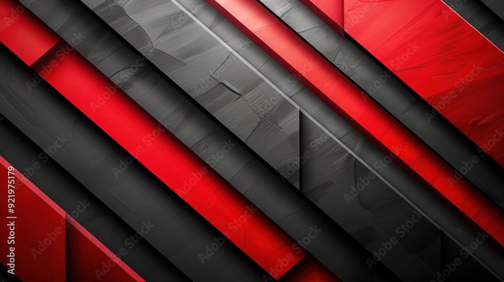 Abstract red and black geometric pattern. Abstract red and black geometric pattern.