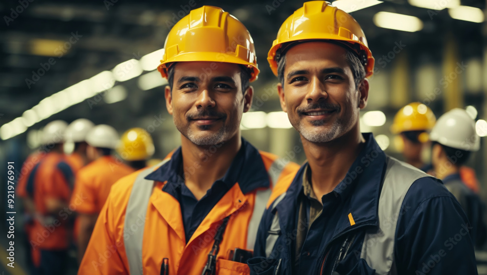 Photo of a male construction worker.AI generated Photo of a male construction worker.AI generated
