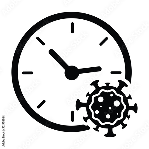 Virus Pandemic Time Icon