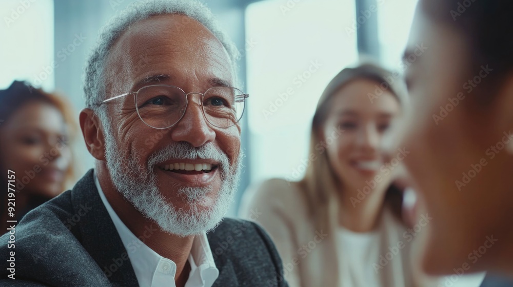 Man smiling at woman Man smiling at woman