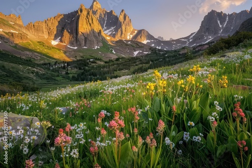 meadow with wildflowers