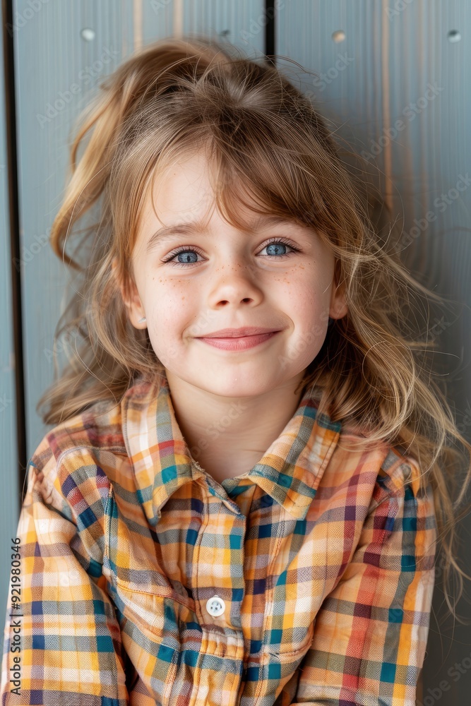 An Expressive Young Girl Posing, Looking Cheerful An Expressive Young Girl Posing, Looking Cheerful