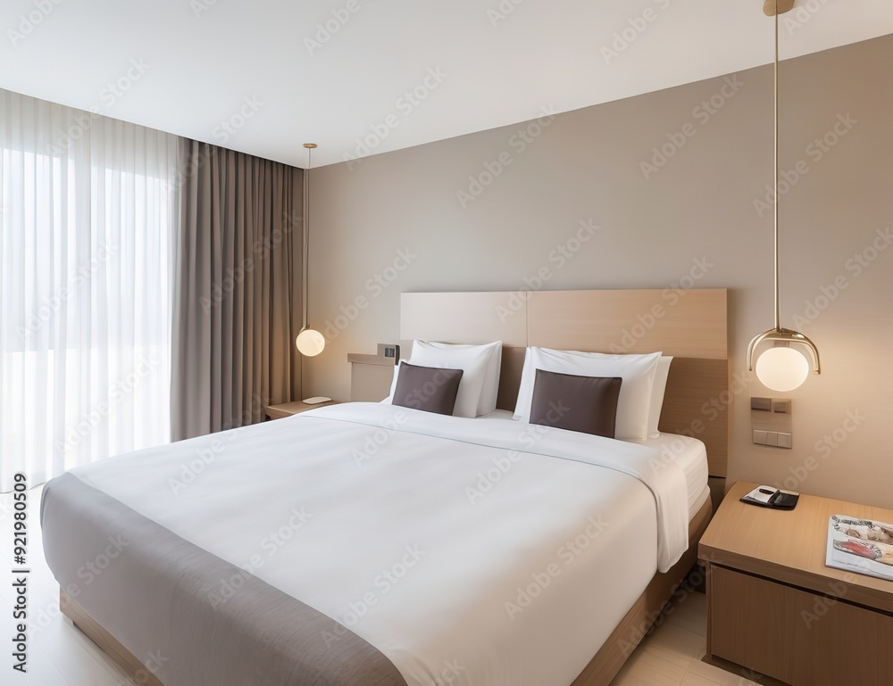 bedroom interior with bed bedroom interior with bed