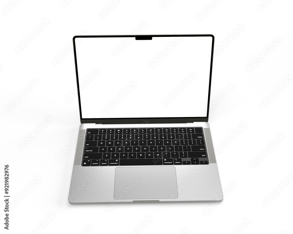 Laptop mockup isolated on white Laptop mockup isolated on white