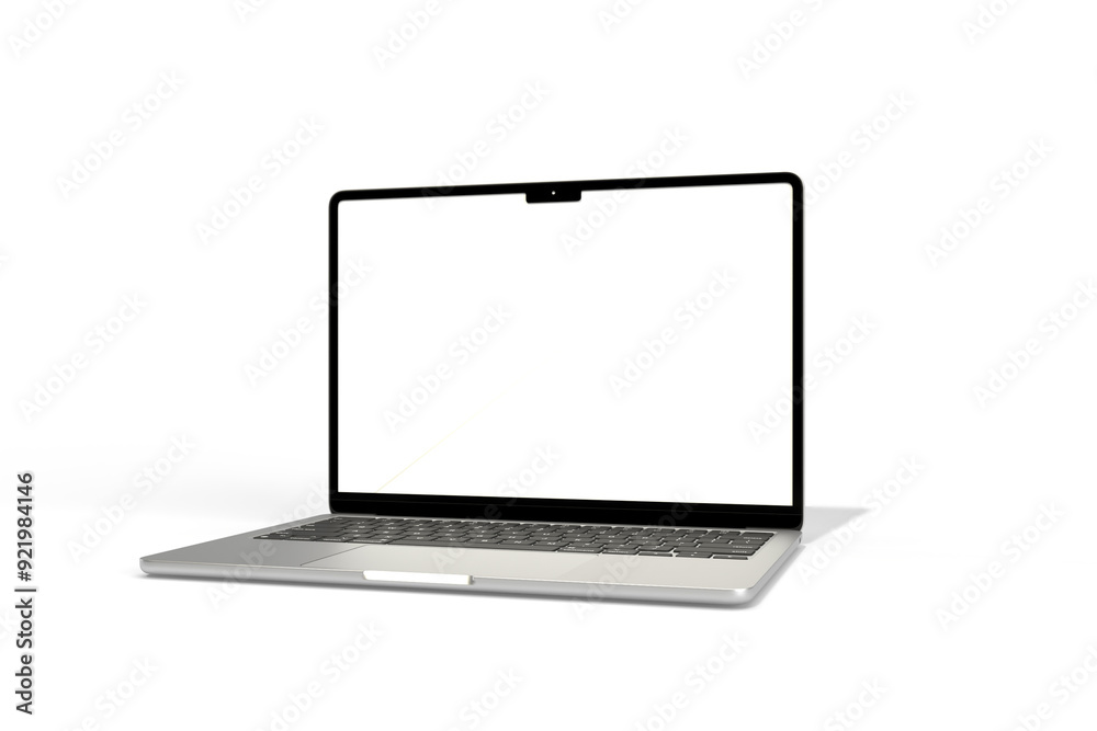 Laptop mockup isolated on white Laptop mockup isolated on white
