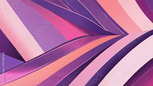 Wallpaper Mural Abstract background with purple pastel colors with dynamic line shapes for design template banner Torontodigital.ca