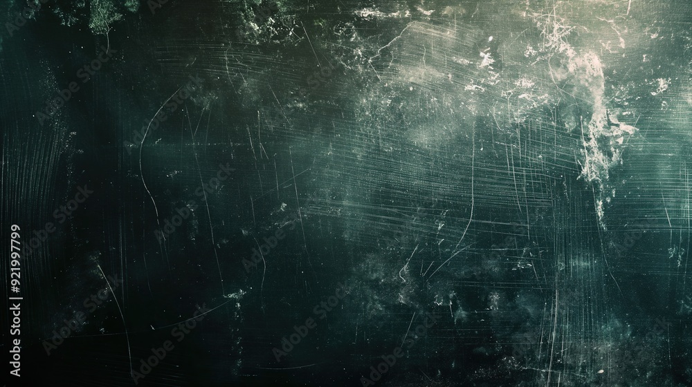 Green distressed texture with scratches in dark academia style. Green distressed texture with scratches in dark academia style.