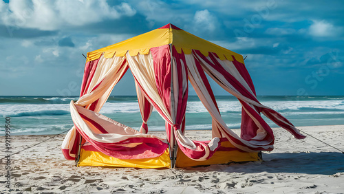 tent on the beach