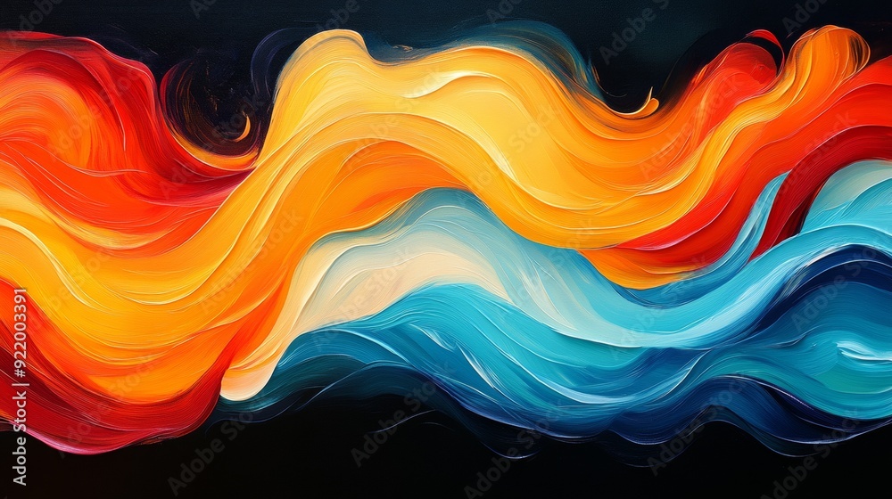 Rhythmic Vibrations. An Abstract Symphony of Sound Waves Rhythmic Vibrations. An Abstract Symphony of Sound Waves