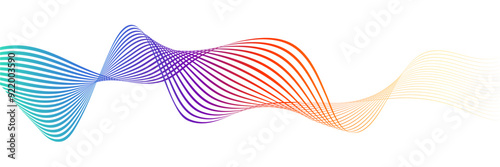 Circular Wireframe mesh logo element