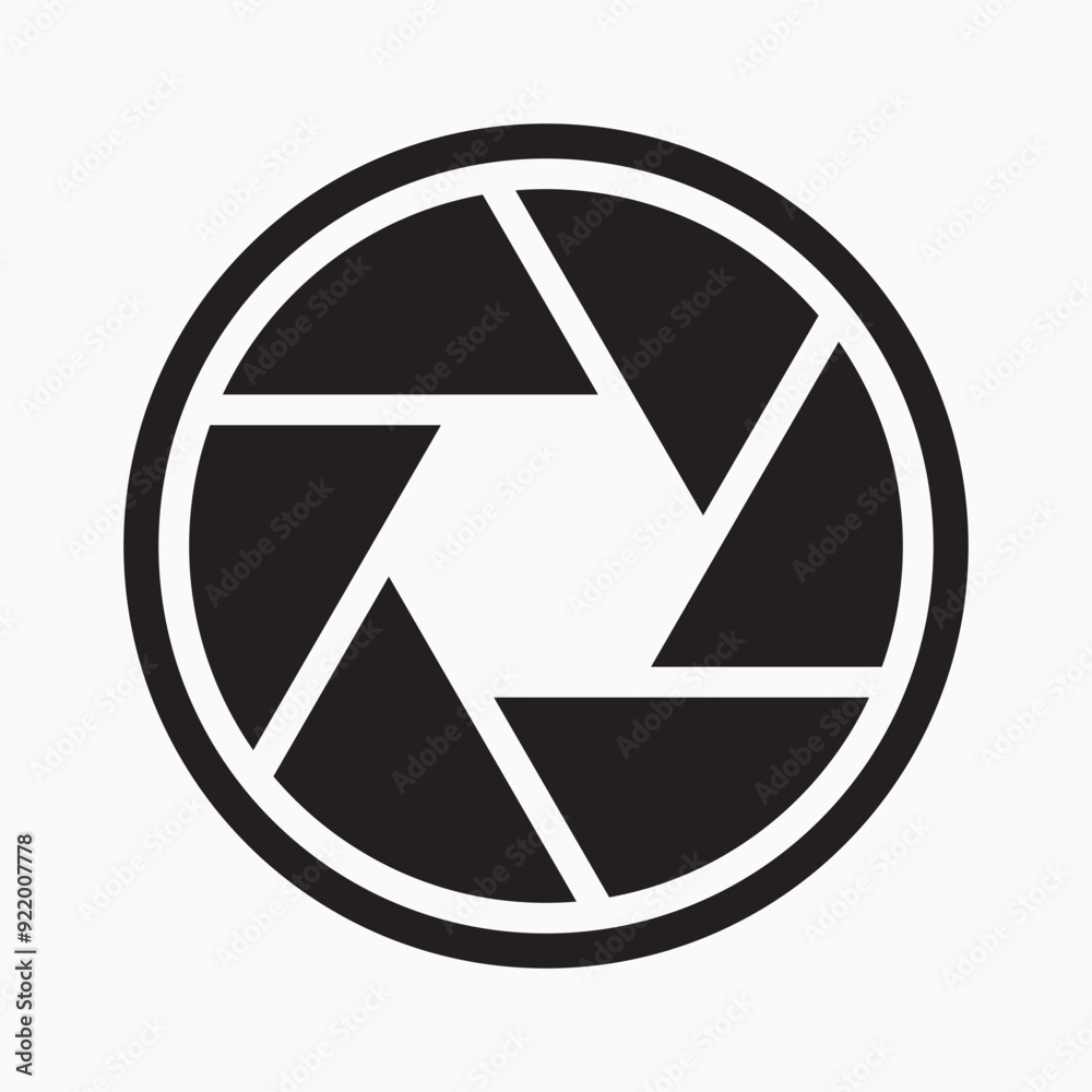 Camera Shutter Vector Icon – High-Quality Symbol for Apps, Websites, and Photography Tools Camera Shutter Vector Icon – High-Quality Symbol for Apps, Websites, and Photography Tools