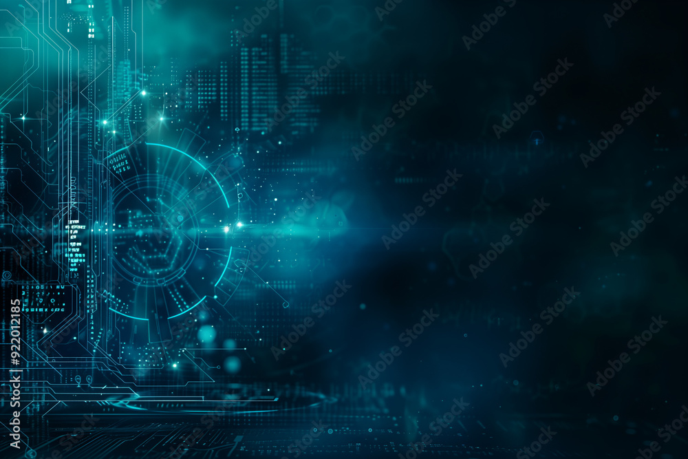 Abstract Virtual Technology Circuit Board Concept Background Abstract Virtual Technology Circuit Board Concept Background