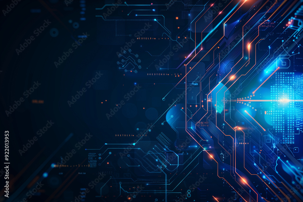Abstract Virtual Technology Circuit Board Concept Background Abstract Virtual Technology Circuit Board Concept Background