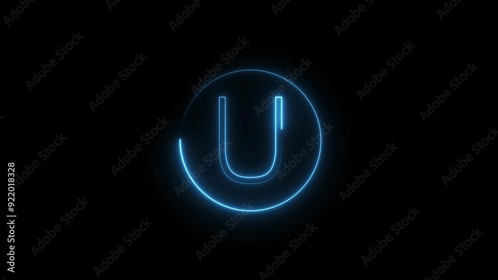 Abstract Neon Effect Alphabet Symbol Uppercase Appear after some time. Trendy Glow Lighting Neon Letter An imation-4K Video. Abstract Neon Effect Alphabet Symbol Uppercase Appear after some time. Trendy Glow Lighting Neon Letter An imation-4K Video.