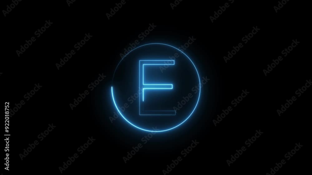 Abstract Neon Effect Alphabet Symbol Uppercase Appear after some time. Trendy Glow Lighting Neon Letter An imation-4K Video. Abstract Neon Effect Alphabet Symbol Uppercase Appear after some time. Trendy Glow Lighting Neon Letter An imation-4K Video.