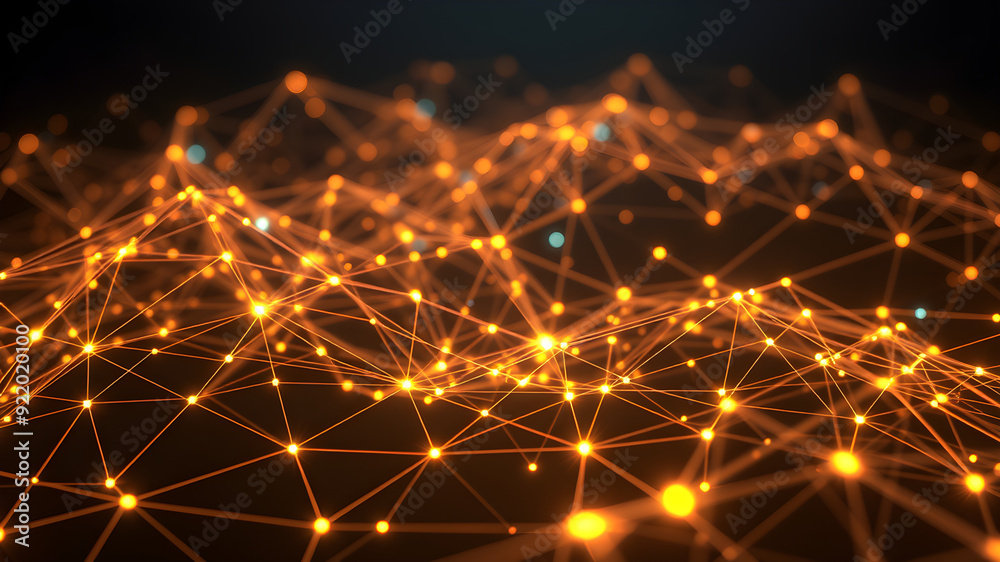 Fototapeta premium abstract background with glowing lights