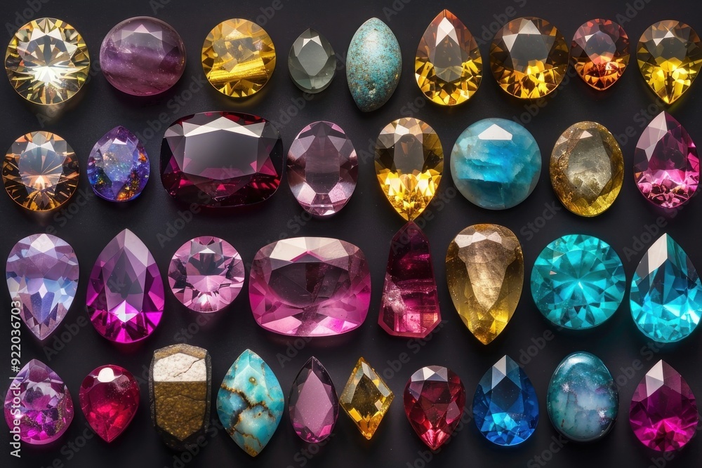 Gemstones amethyst collection jewelry. Gemstones amethyst collection jewelry.