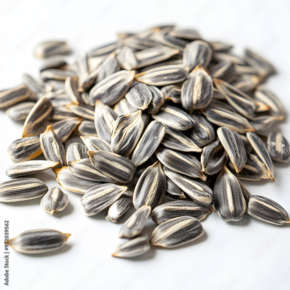 sunflower seed, isolated on white background sunflower seed, isolated on white background