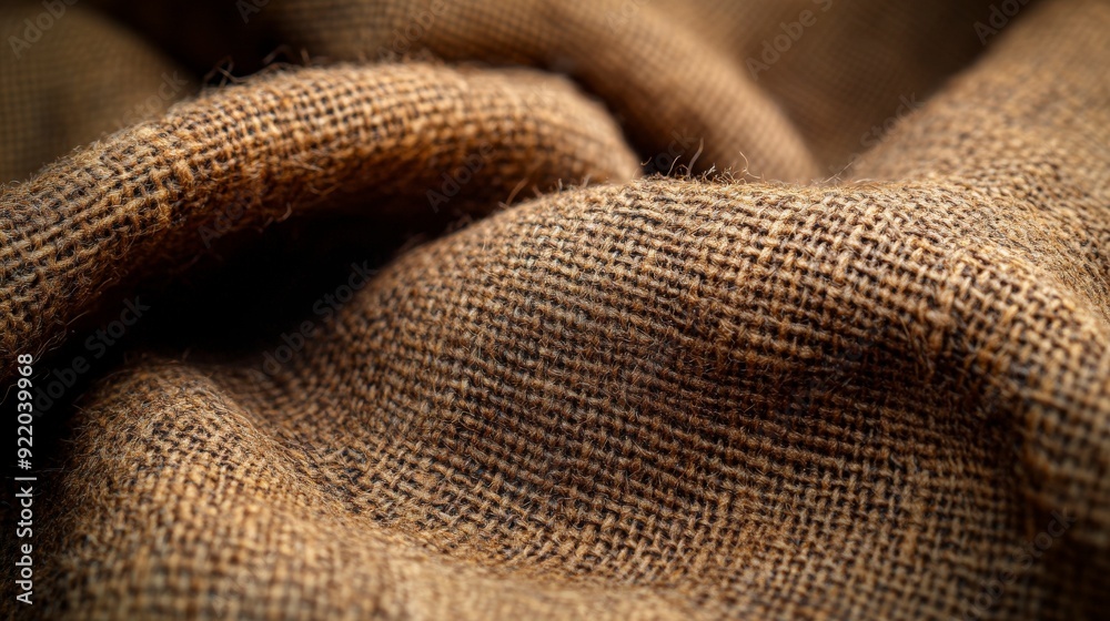 A close-up view of textured brown fabric, showcasing its woven pattern and softness. A close-up view of textured brown fabric, showcasing its woven pattern and softness.