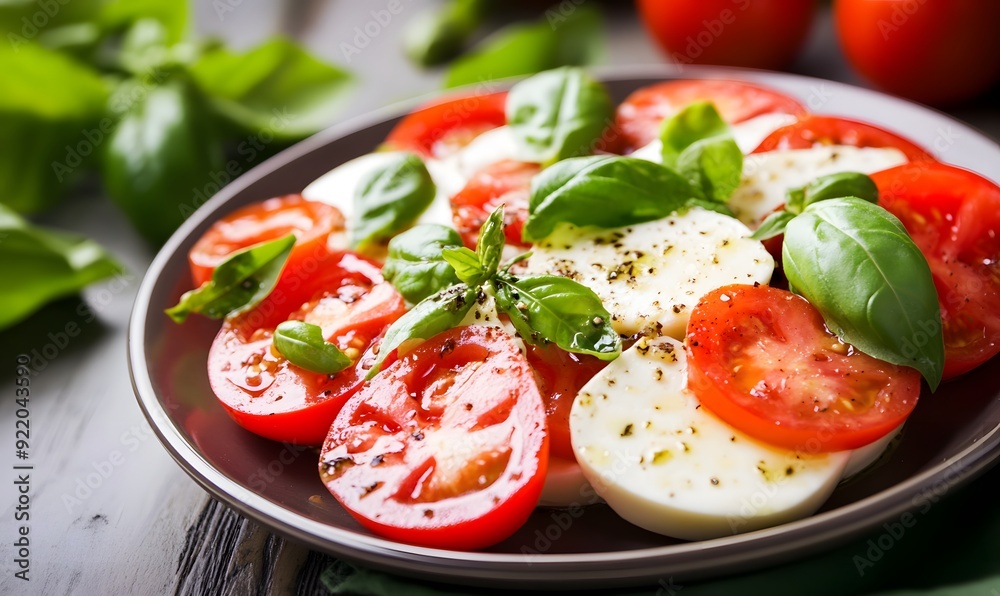 fresh caprese salad,Generative AI