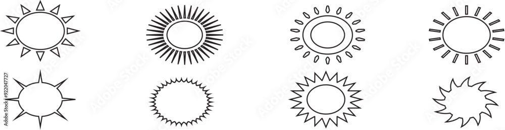 Sun icons Sun icons