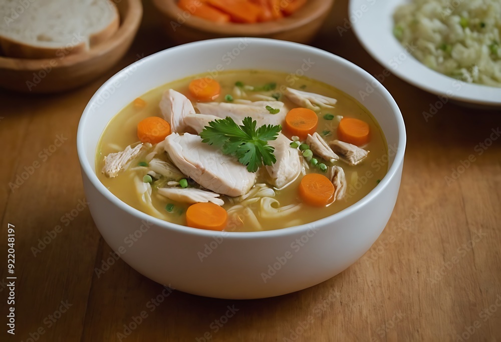 Chicken Soup or Chicken Manchow soup, Healthy and Refreshing starter Chicken Soup or Chicken Manchow soup, Healthy and Refreshing starter