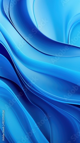 Blue and naby fluid abstraction background backgrounds wave simplicity. photo