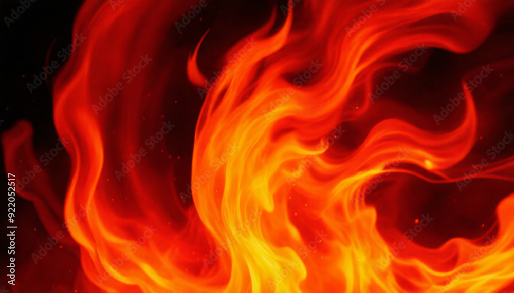 Abstract fiery inferno background with blazing orange and red flames Abstract fiery inferno background with blazing orange and red flames