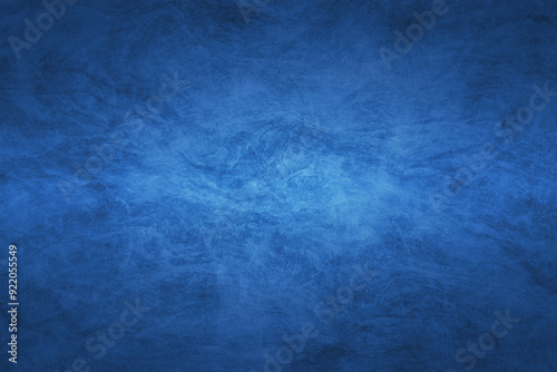 Cement wall background, dark blue gradient old wall pattern, blue abstract wall background, dark blue cement texture old wall pattern.